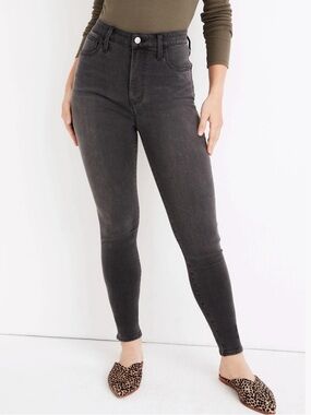 Madewell Charcoal Skinny Jeans